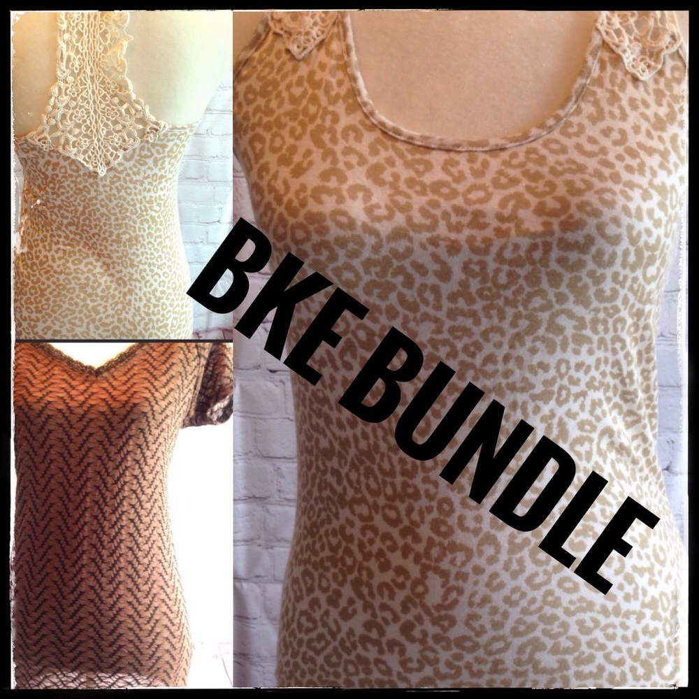 Sale 5/$25 BKE bundle of 2 tops medium